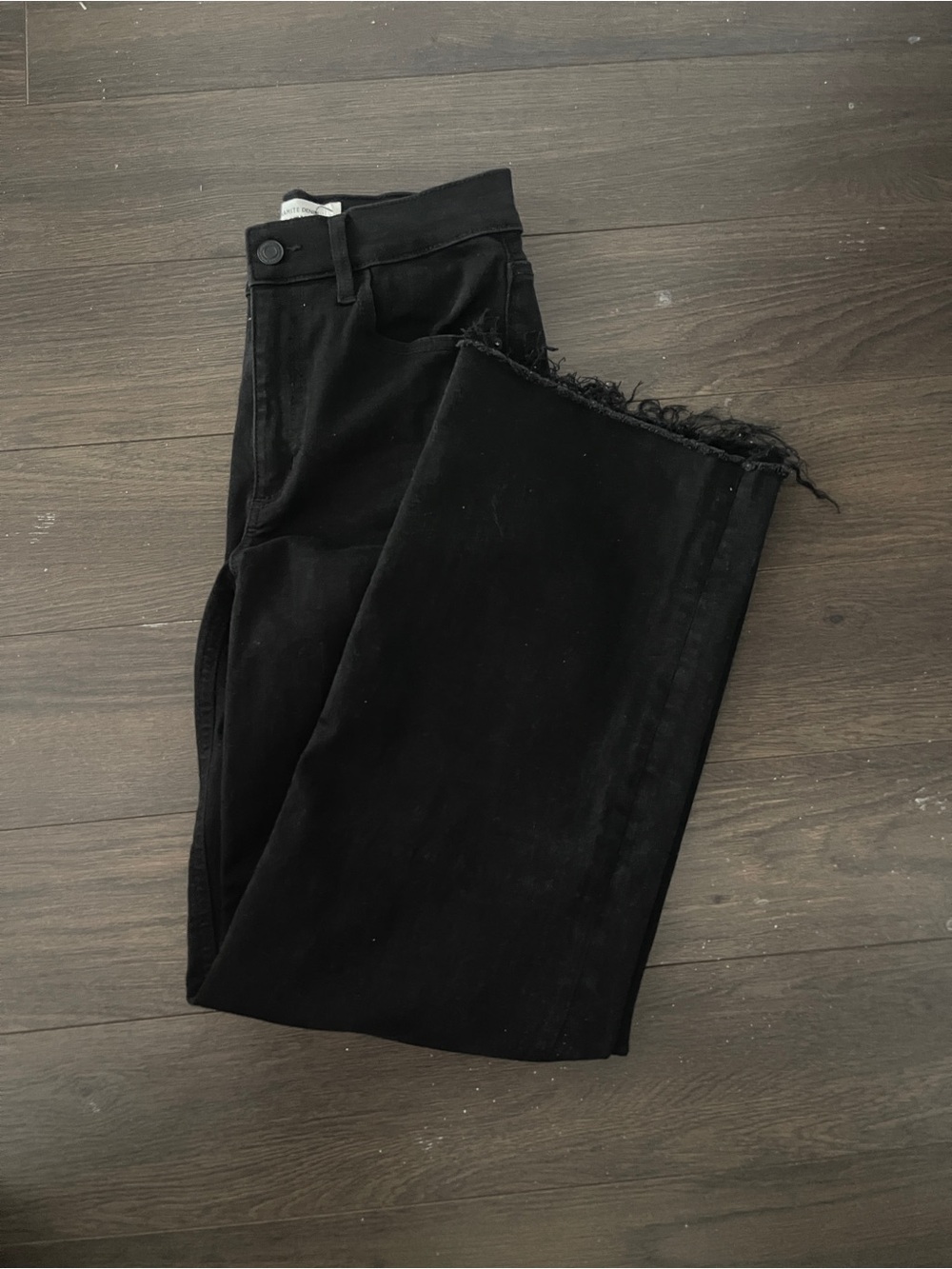 DYNAMITE HEIDI WIDE LEG SIZE 2 BLACK JEANS